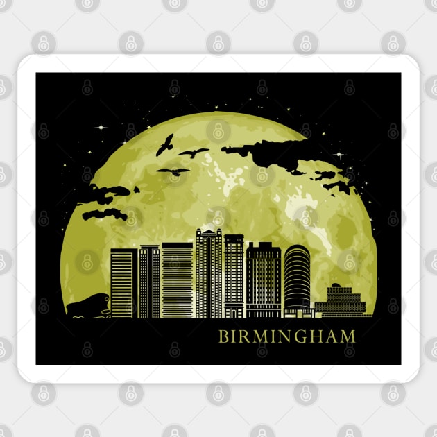 Birmingham Sticker by Nerd_art